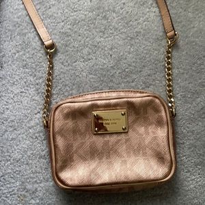 Michael Kors Rose Gold Crossbody